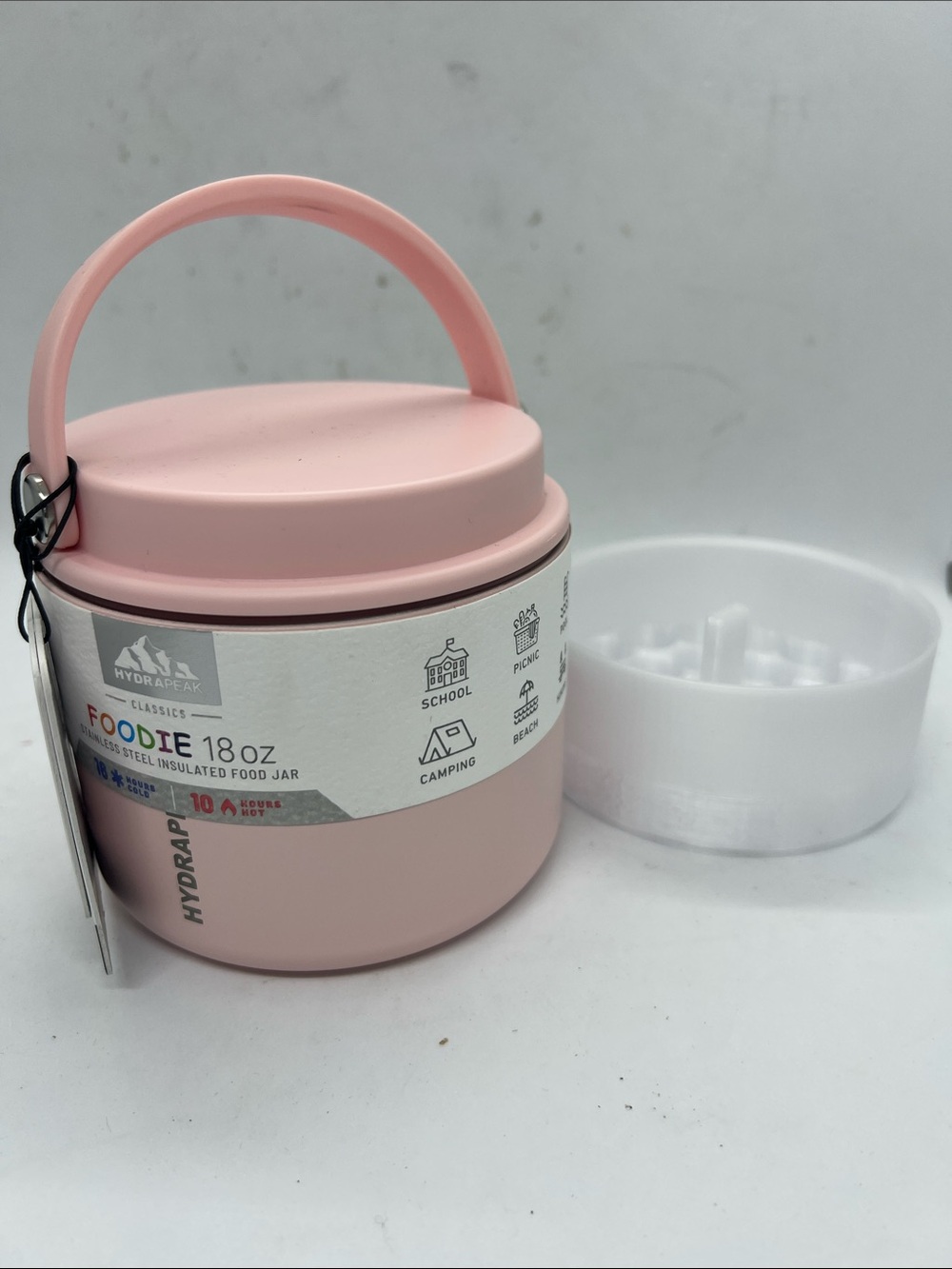 Hydrapeak Food Jar Insulated Stainless Steel Plus Peptide Storage Container NWT